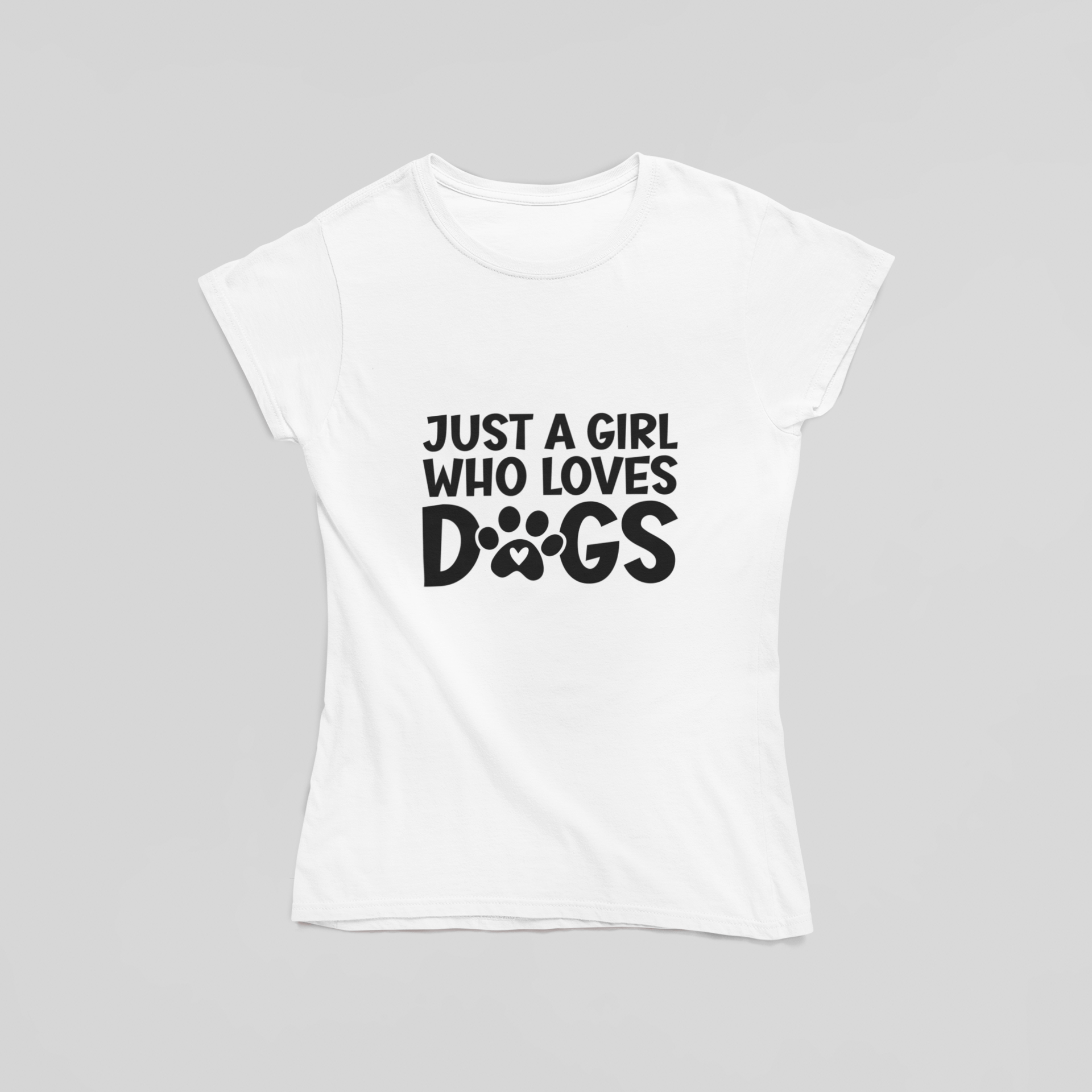 Just a Girl Who Loves Dogs T-Shirt - The Kaleshi Collective