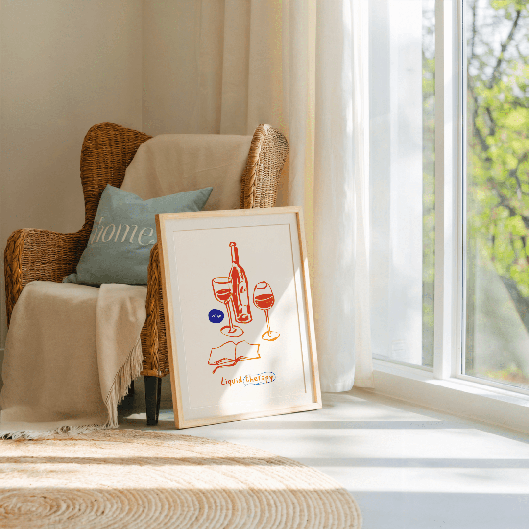 Liquid Therapy Poster - A2 Size - The Kaleshi Collective