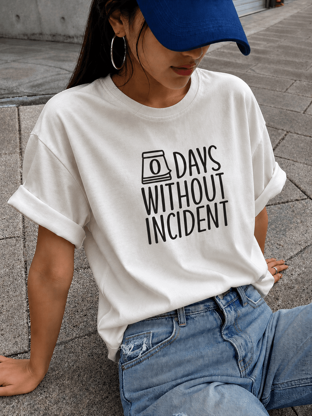 0 Days Without Incident T-Shirt - The Kaleshi Collective