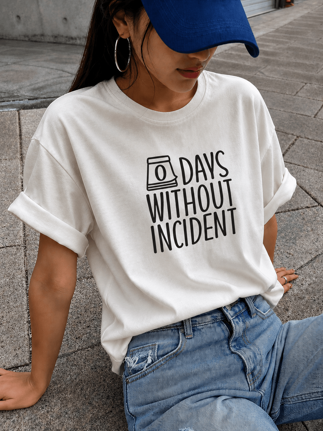 0 Days Without Incident T-Shirt - The Kaleshi Collective