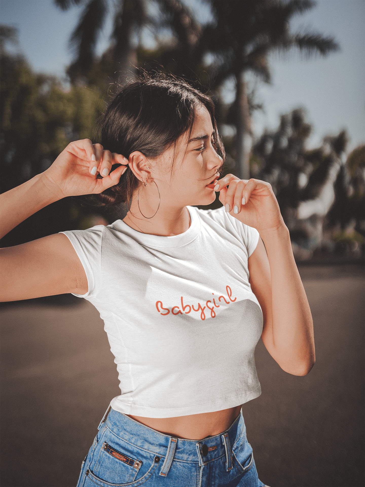 Babygirl Crop Top - The Kaleshi Collective