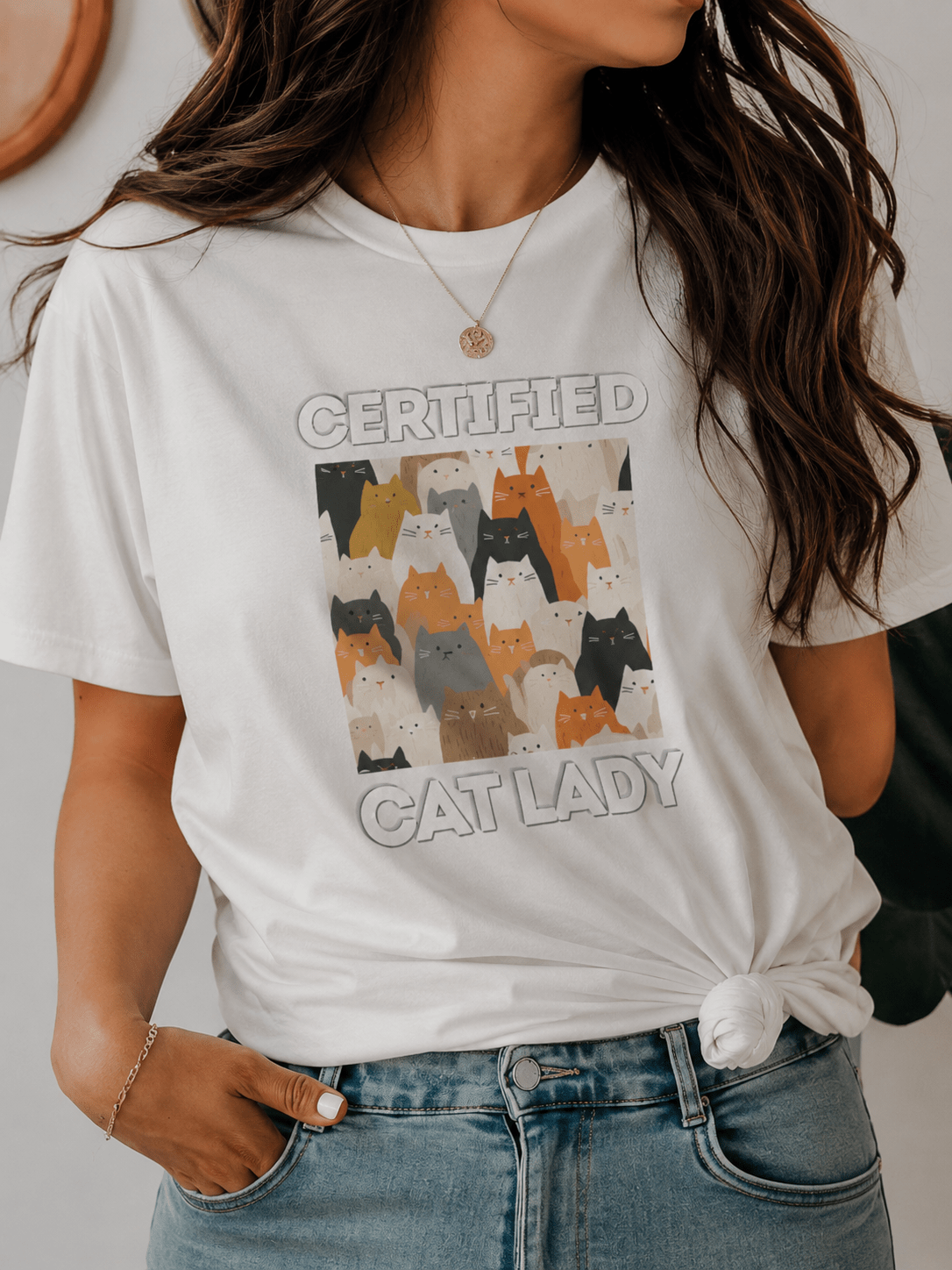 Certified Cat Lady T-Shirt - The Kaleshi Collective
