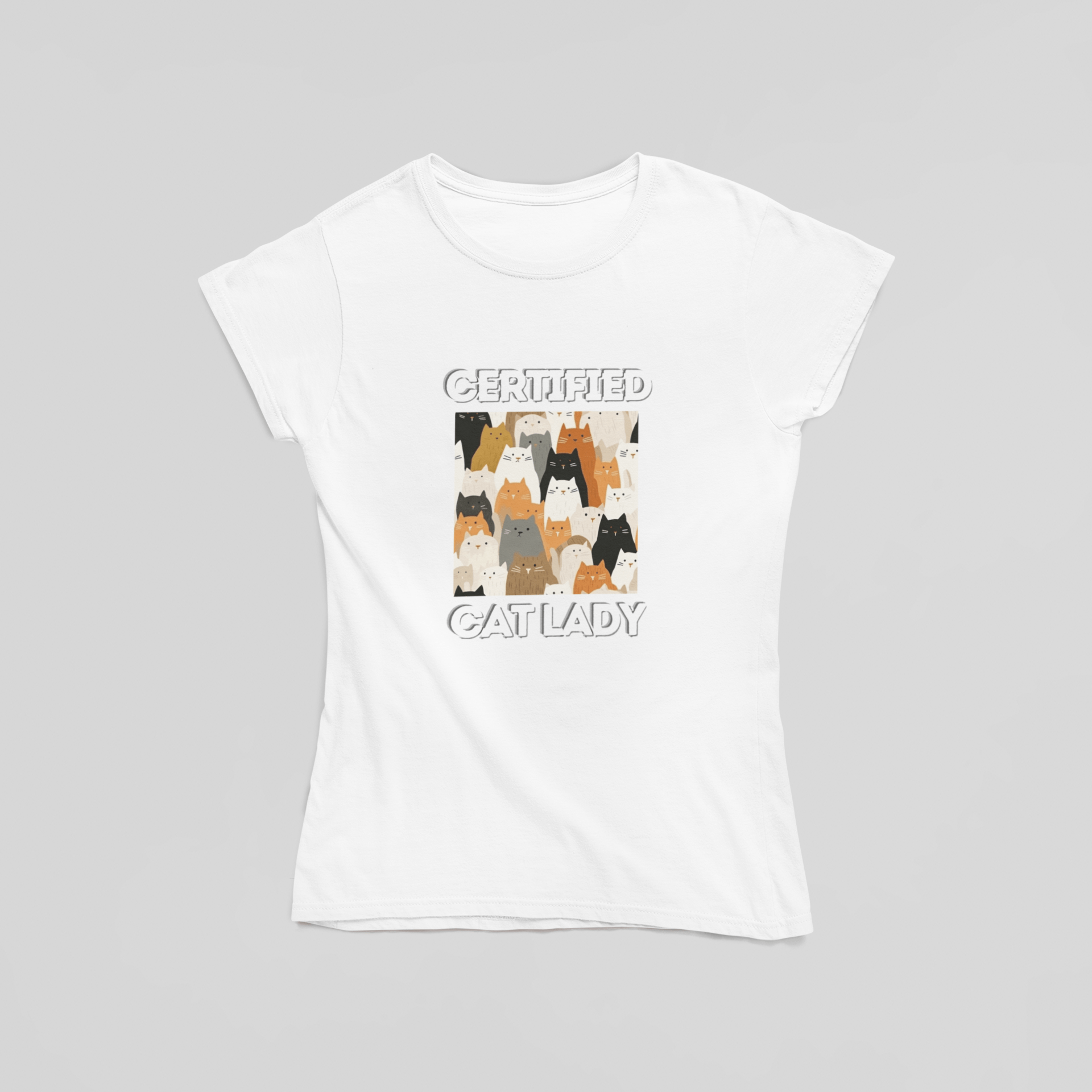 Certified Cat Lady T-Shirt - The Kaleshi Collective