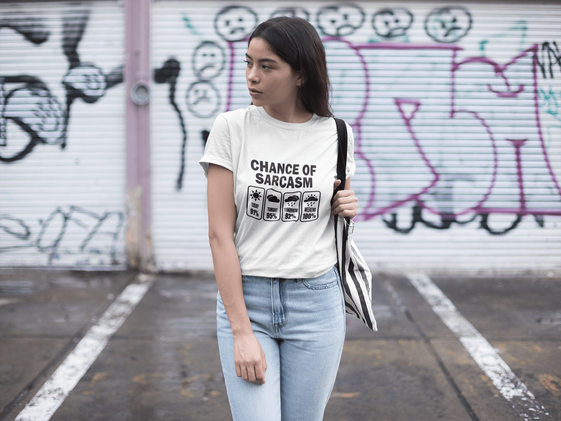 Chance of Sarcasm T-Shirt - The Kaleshi Collective