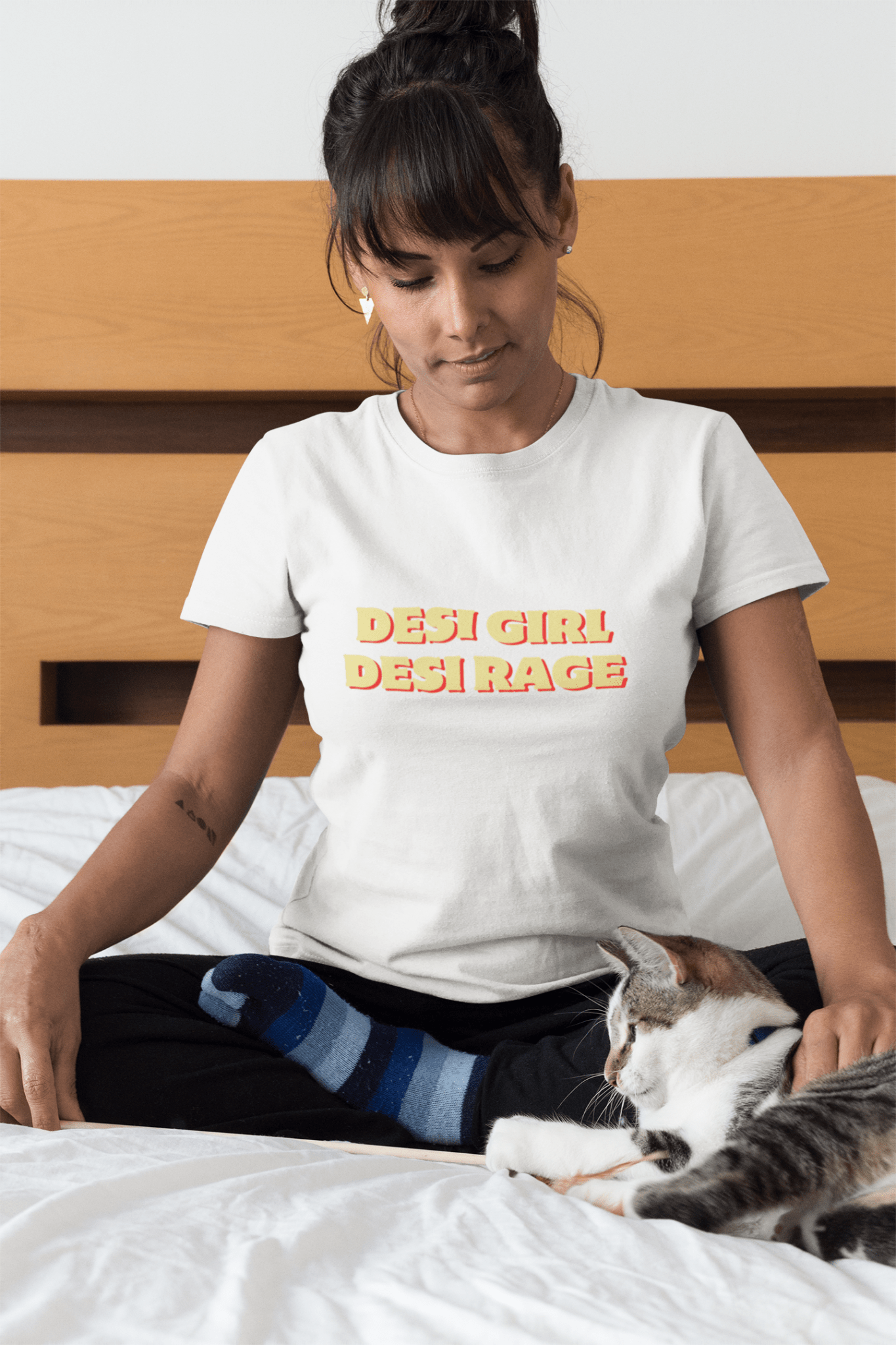 Desi Girl Desi Rage T shirt - The Kaleshi Collective