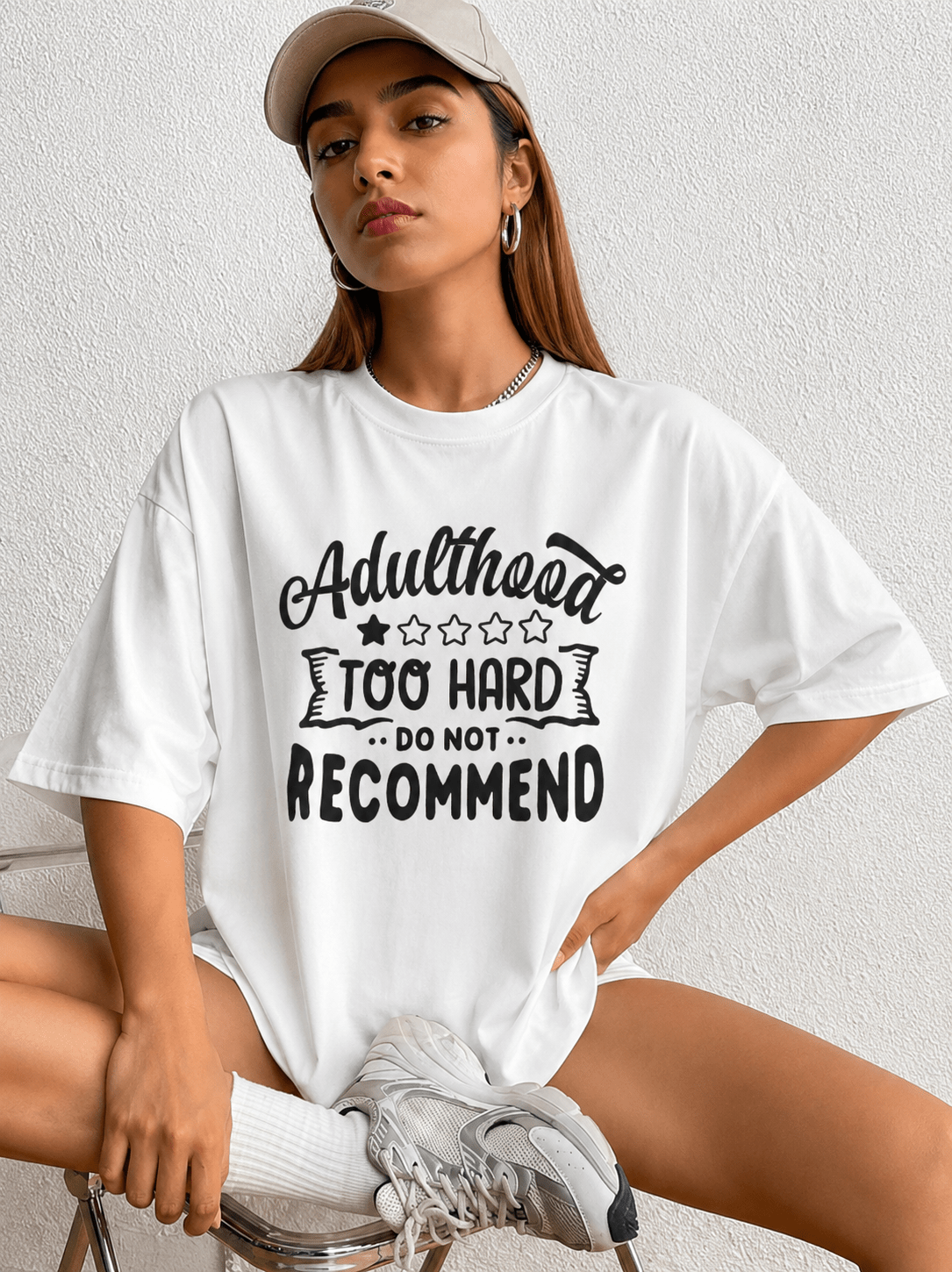 Do Not Recommend Adulthood T-Shirt - The Kaleshi Collective