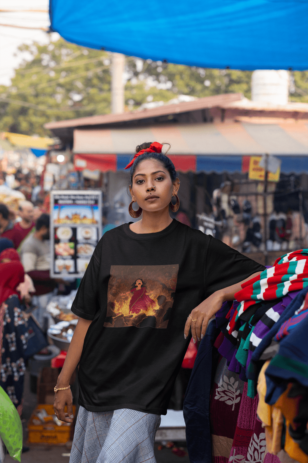 Do You Know What Else Was Indian Culture Oversized T-Shirt - The Kaleshi Collective