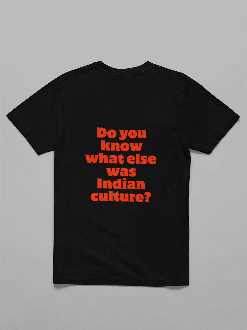 Do You Know What Else Was Indian Culture Oversized T-Shirt - The Kaleshi Collective