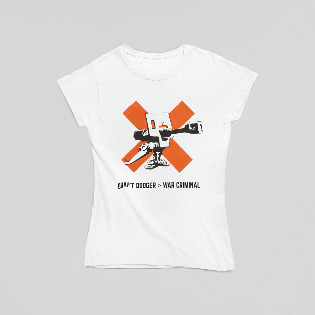 Draft Dodger > War Criminal T-Shirt - The Kaleshi Collective