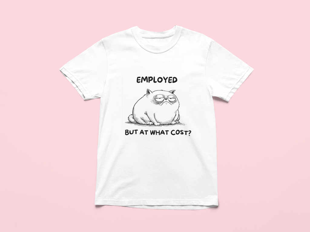Employed But At What Cost Oversized T-Shirt - The Kaleshi Collective