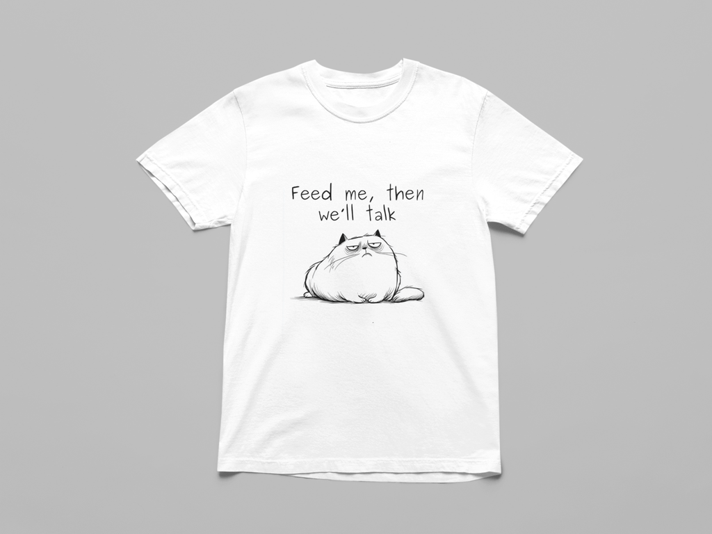 Feed Me, Then We'll Talk Oversized T-Shirt - The Kaleshi Collective