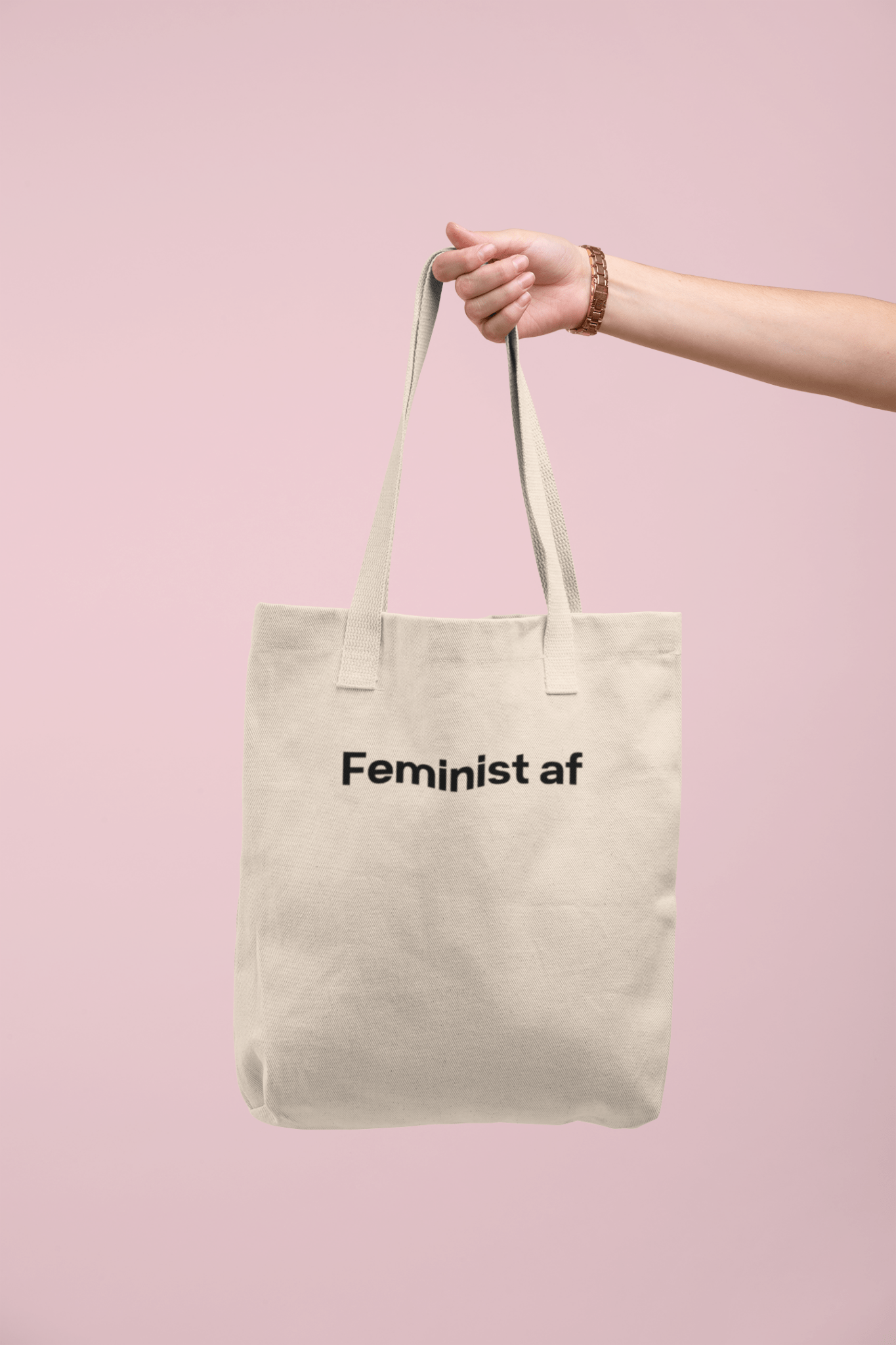 Feminist AF Tote Bag - One Size - The Kaleshi Collective