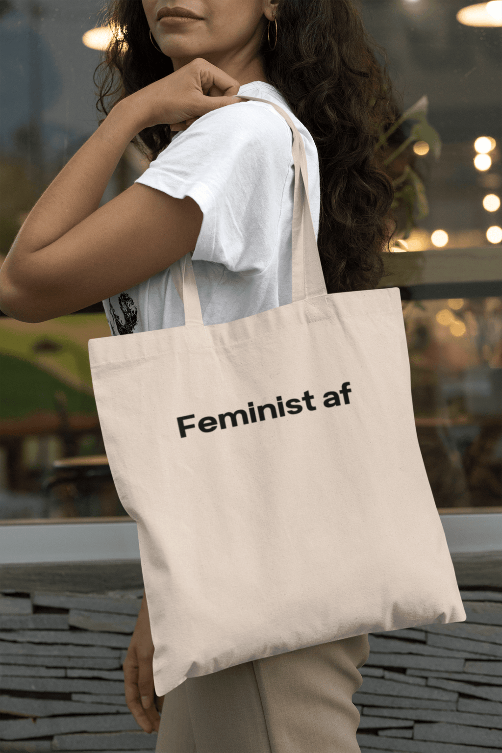 Feminist AF Tote Bag - One Size - The Kaleshi Collective