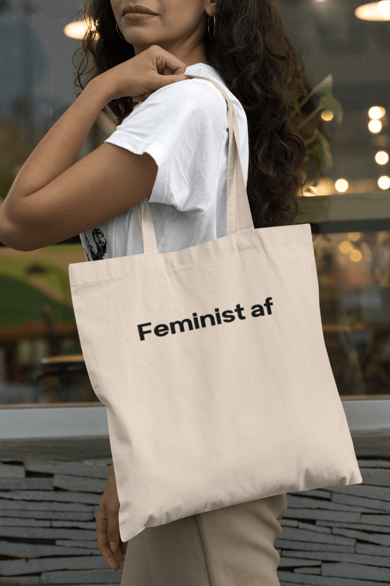 Feminist AF Tote Bag - One Size - The Kaleshi Collective