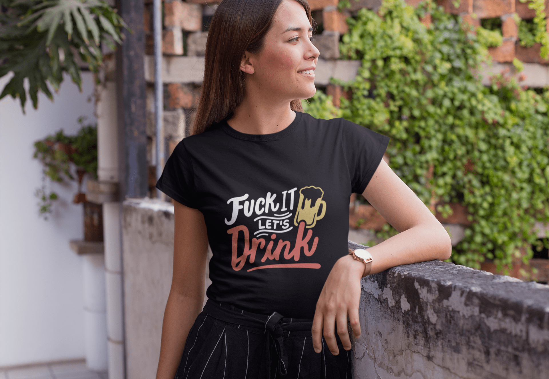 Fuck It Let's Drink T-Shirt - The Kaleshi Collective
