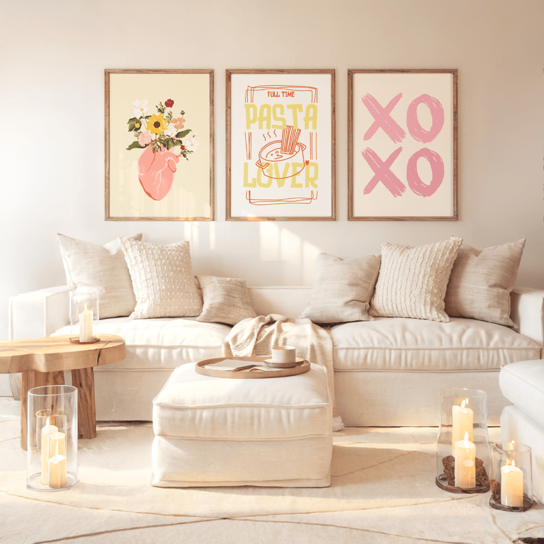 Full Time Pasta Lover Poster - A2 Size - The Kaleshi Collective