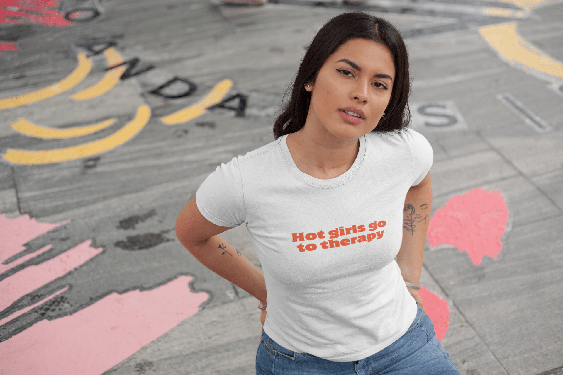 Hot Girls Go To Therapy T-Shirt - The Kaleshi Collective