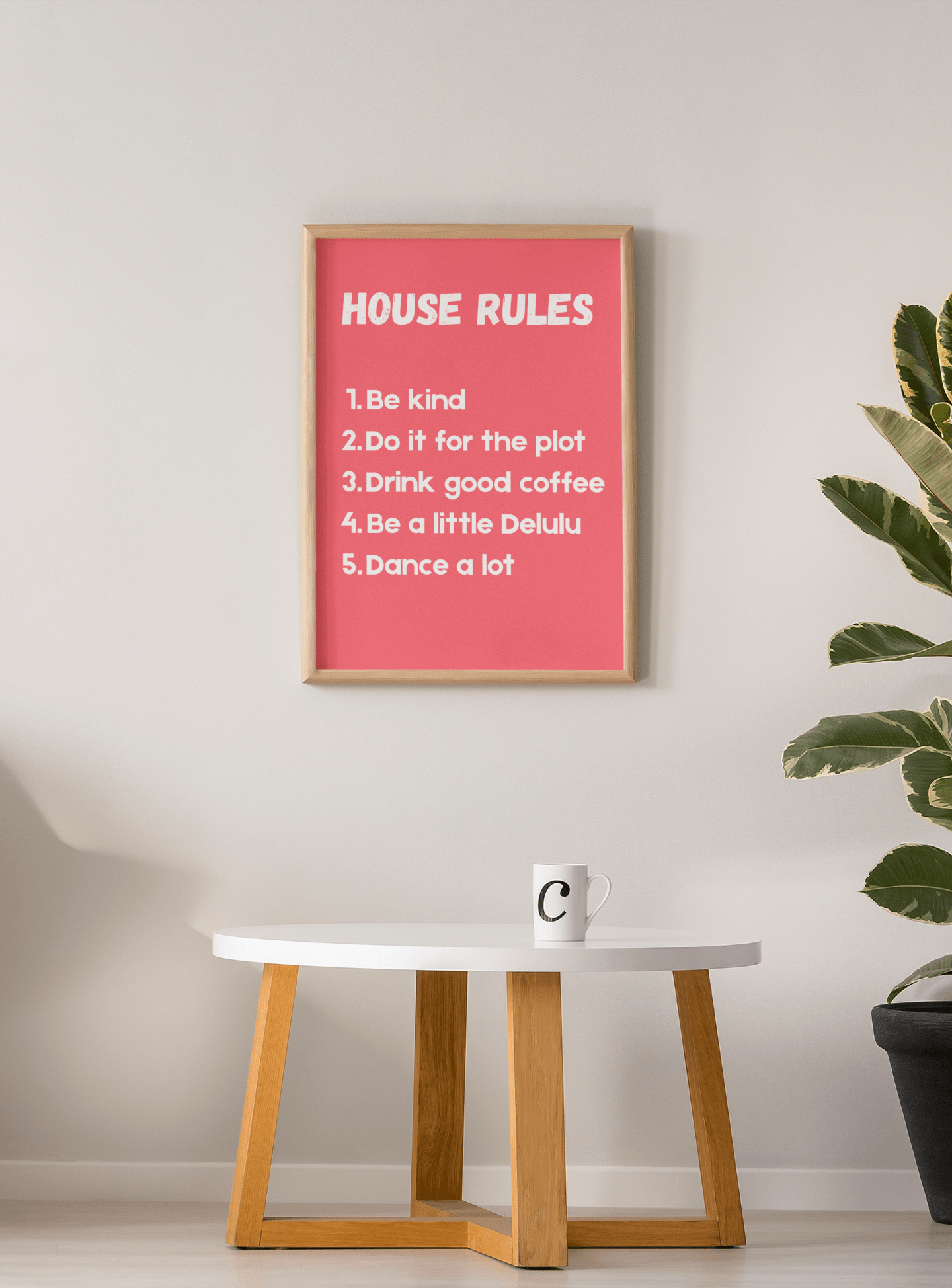 House Rules Poster - A2 Size - The Kaleshi Collective