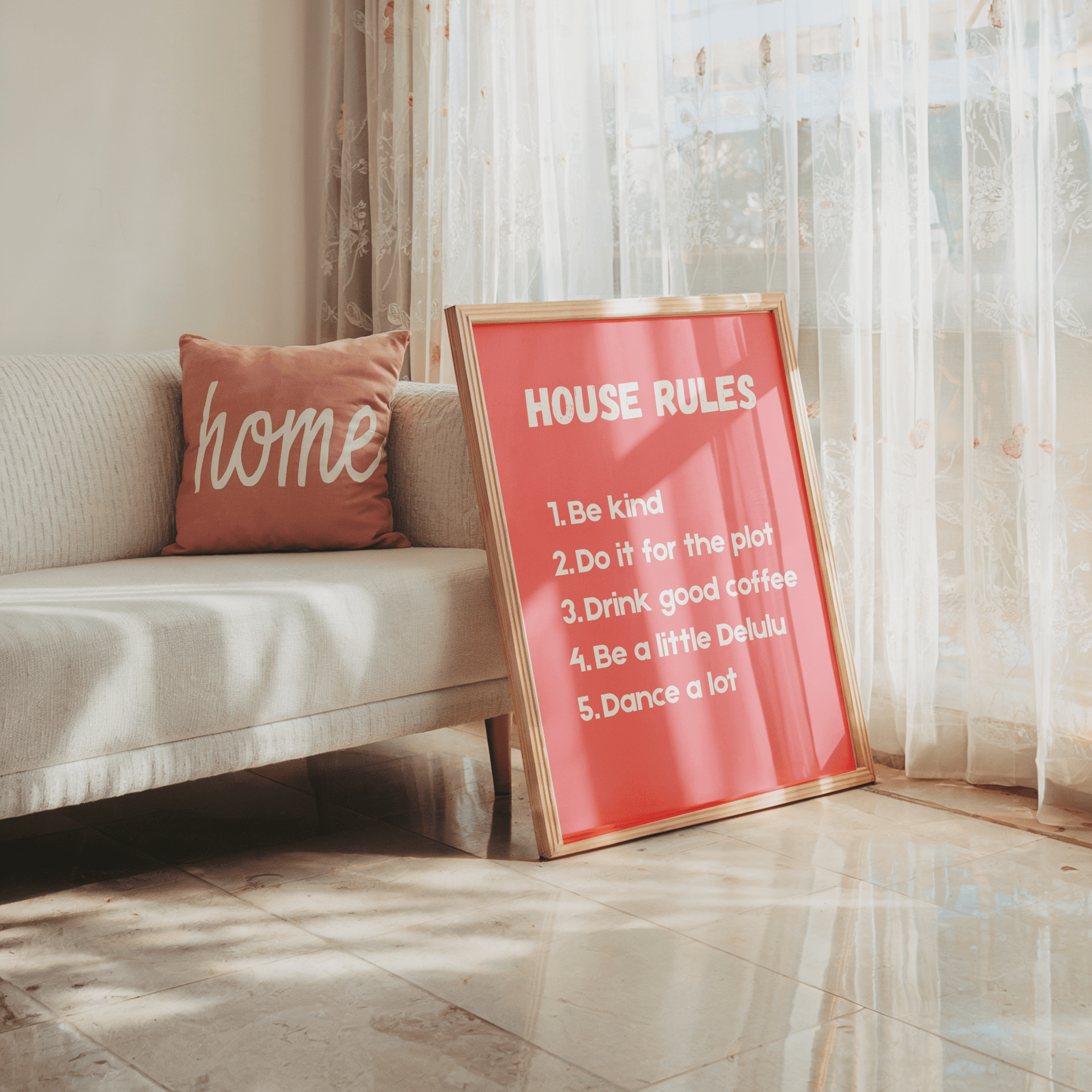 House Rules Poster - A2 Size - The Kaleshi Collective