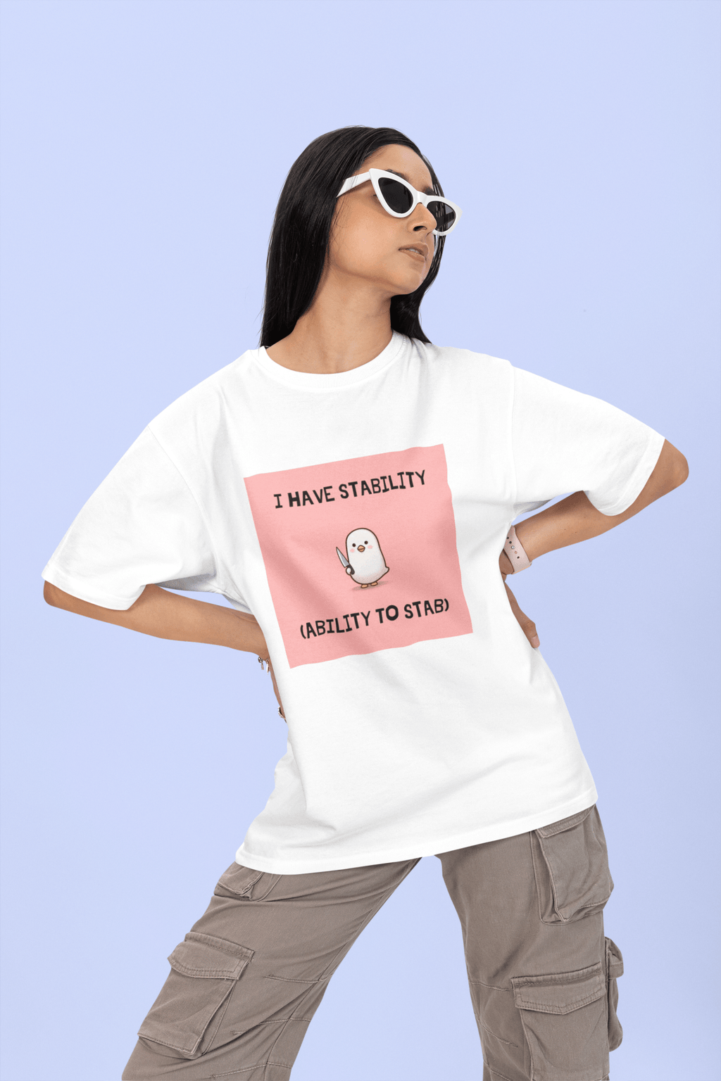 I Have Stability Oversized T-Shirt - The Kaleshi Collective