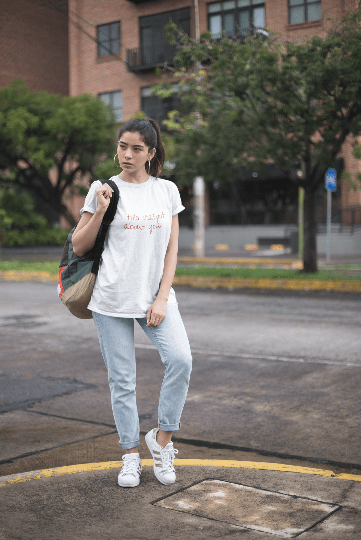 I Told ChatGPT About You Oversized T-Shirt - The Kaleshi Collective