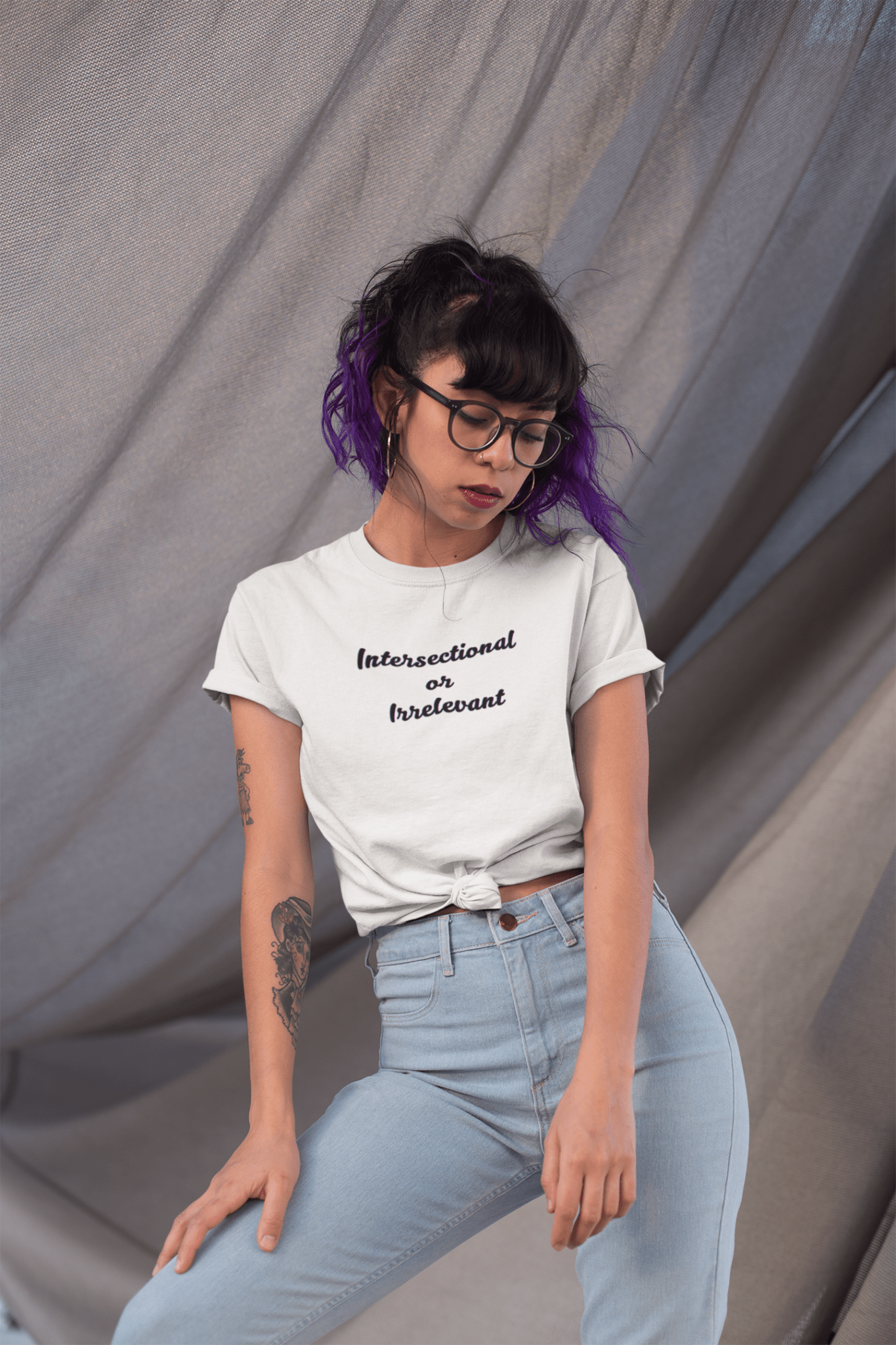 Intersectional or irrelevant T-Shirt - The Kaleshi Collective