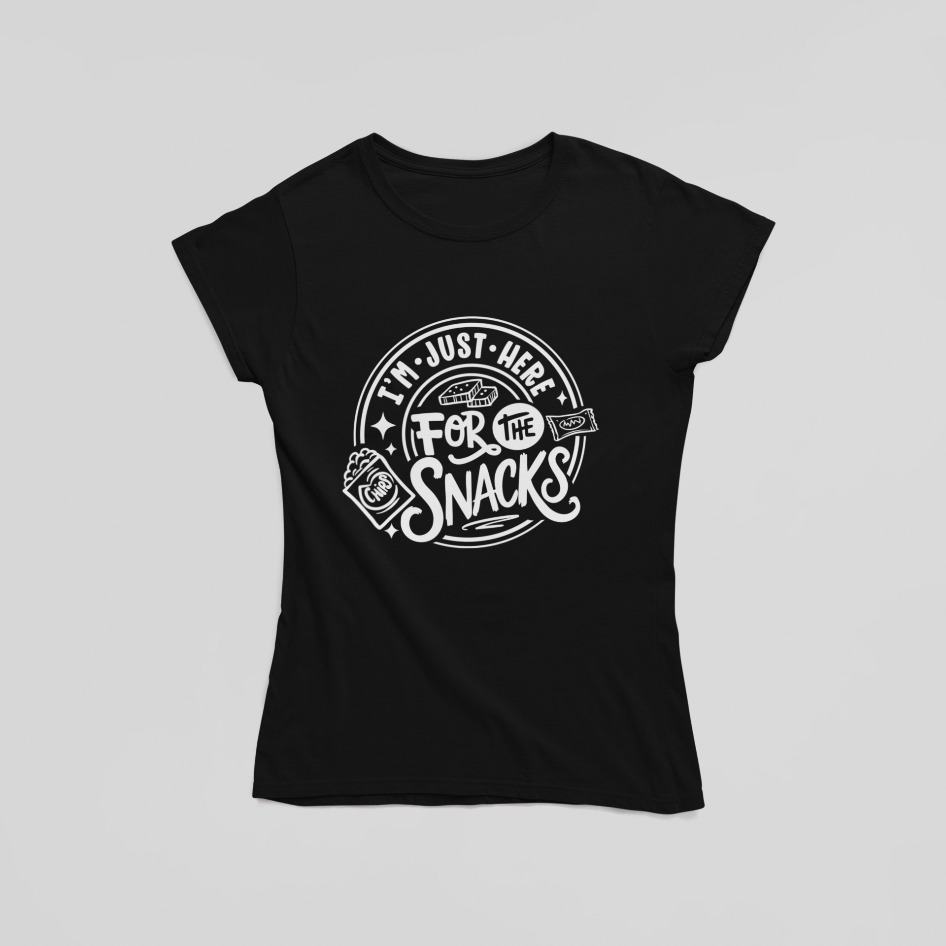 Just Here For The Snacks Two T-Shirt - The Kaleshi Collective