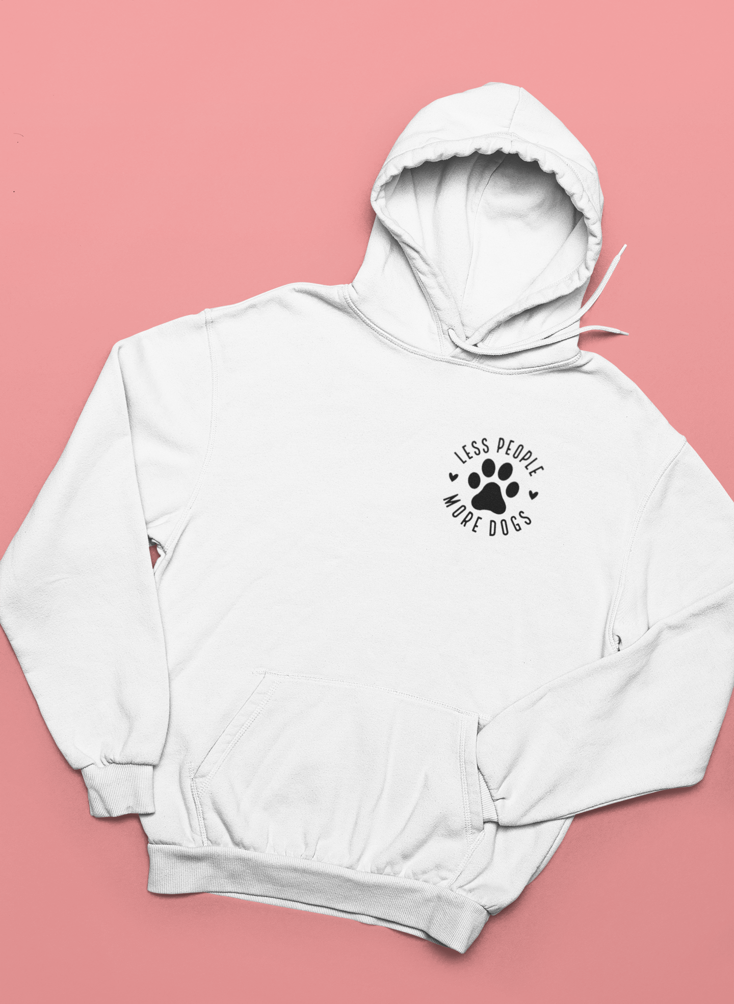 Less Dogs More People Hoodie - The Kaleshi Collective