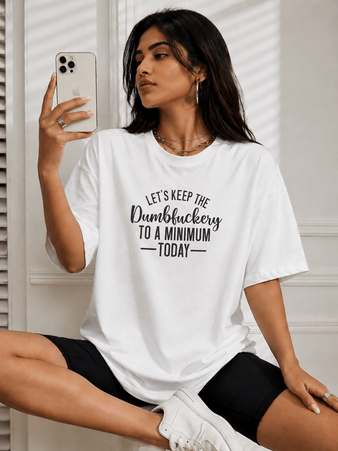 Let's Keep The Dumb$@% To A Minimum Today Two T-Shirt - The Kaleshi Collective