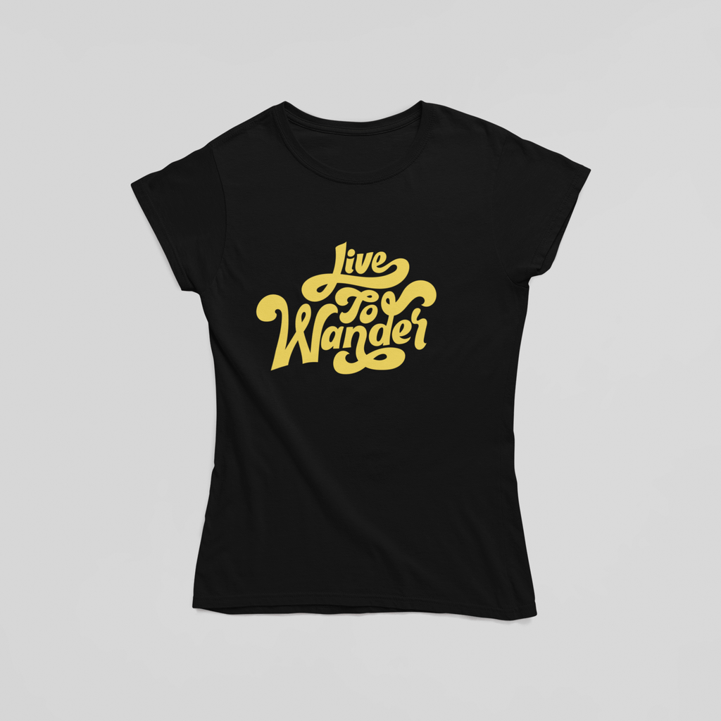 Live To Wander T-Shirt - The Kaleshi Collective