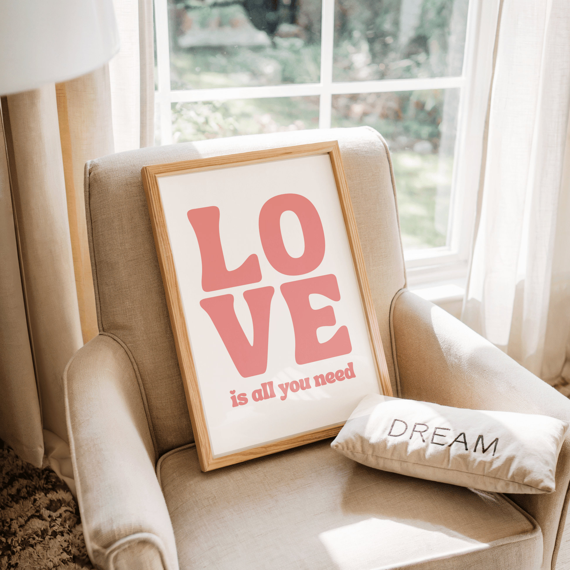 Love Is All You Need Poster - The Kaleshi Collective