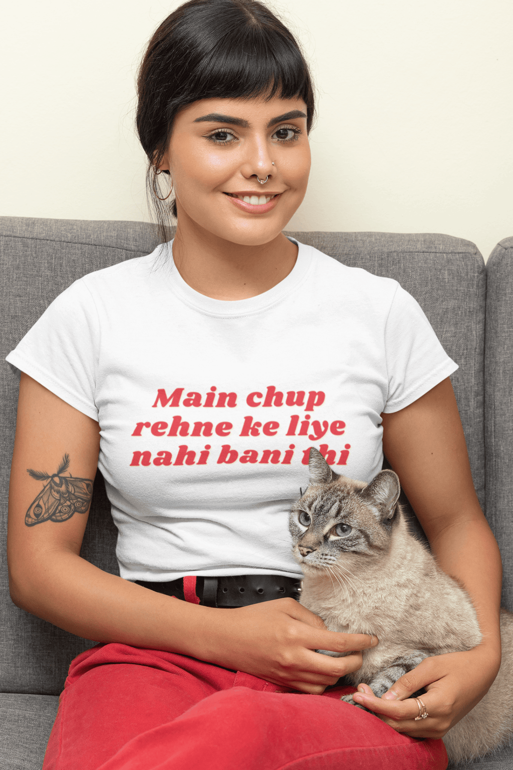 Main Chup Rehne Ke Liye Nahi Bani Thi T-Shirt - The Kaleshi Collective