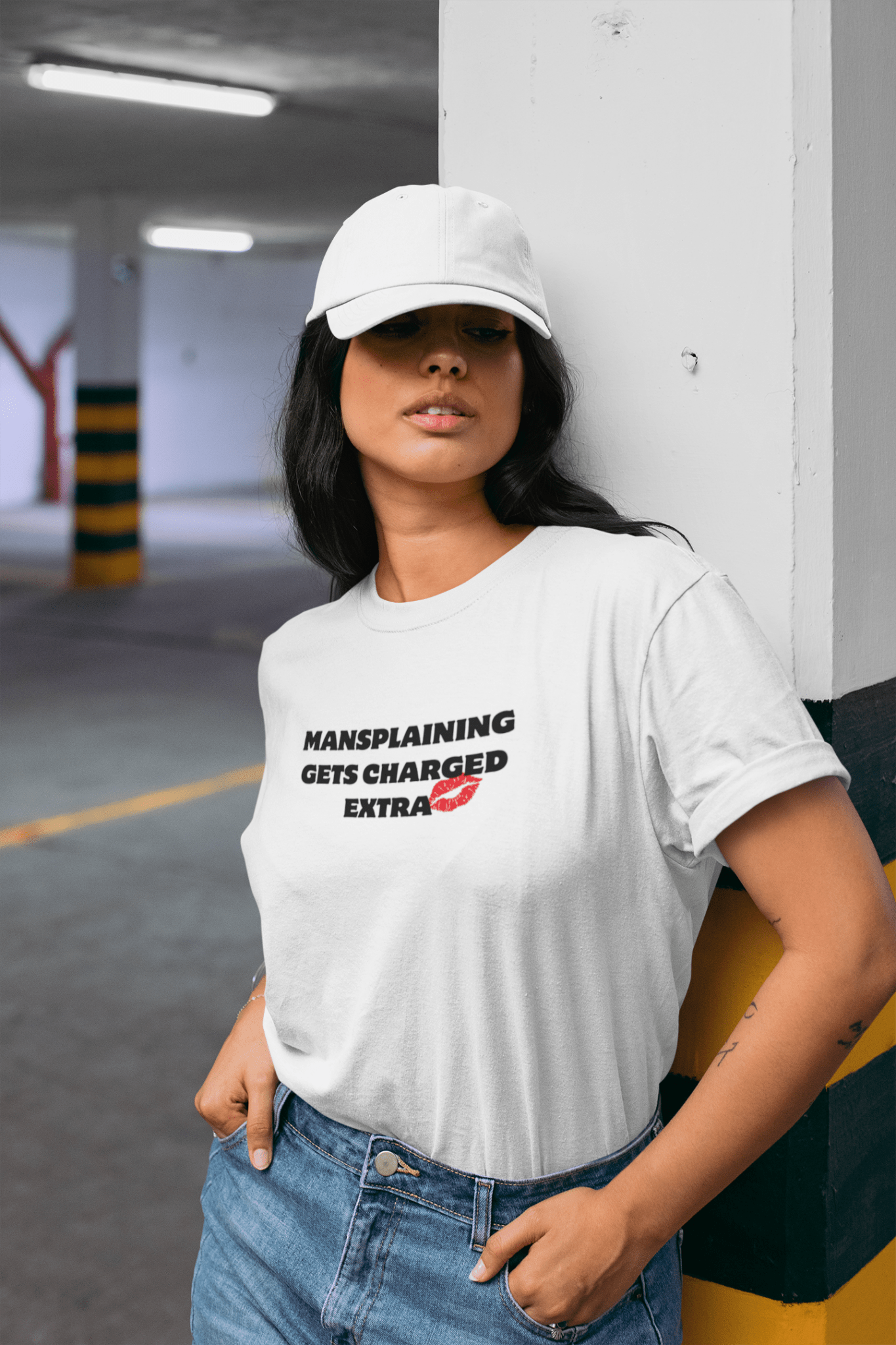 Mansplaining Gets Charged Extra T-Shirt - The Kaleshi Collective