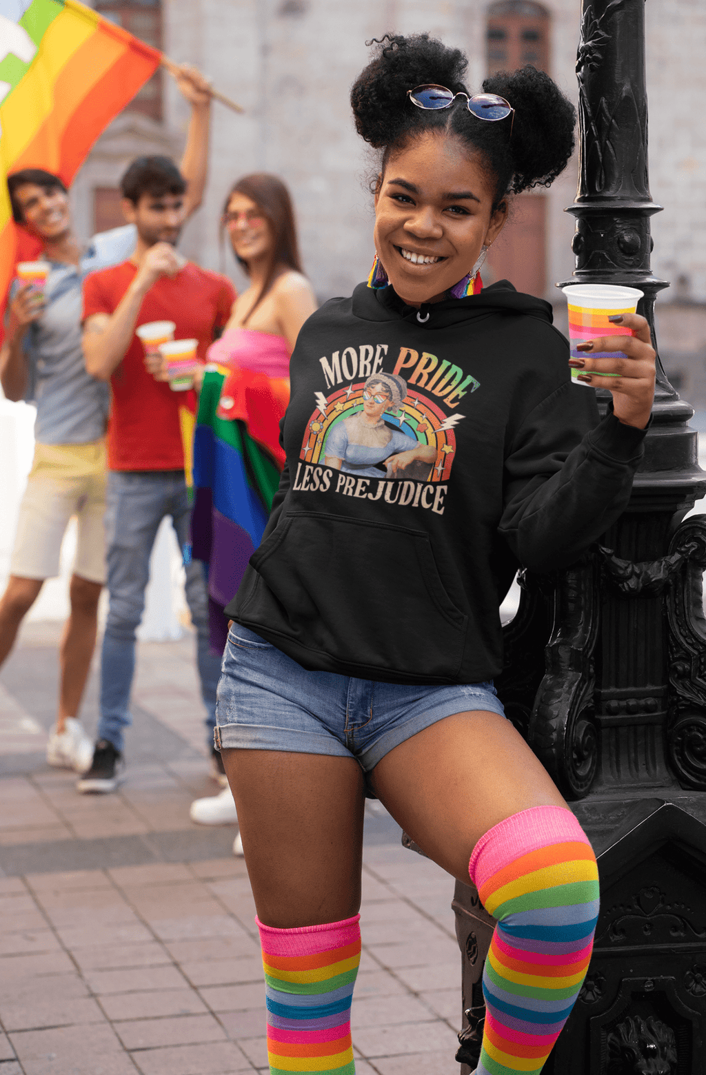 More Pride Less Prejudice Hoodie - The Kaleshi Collective