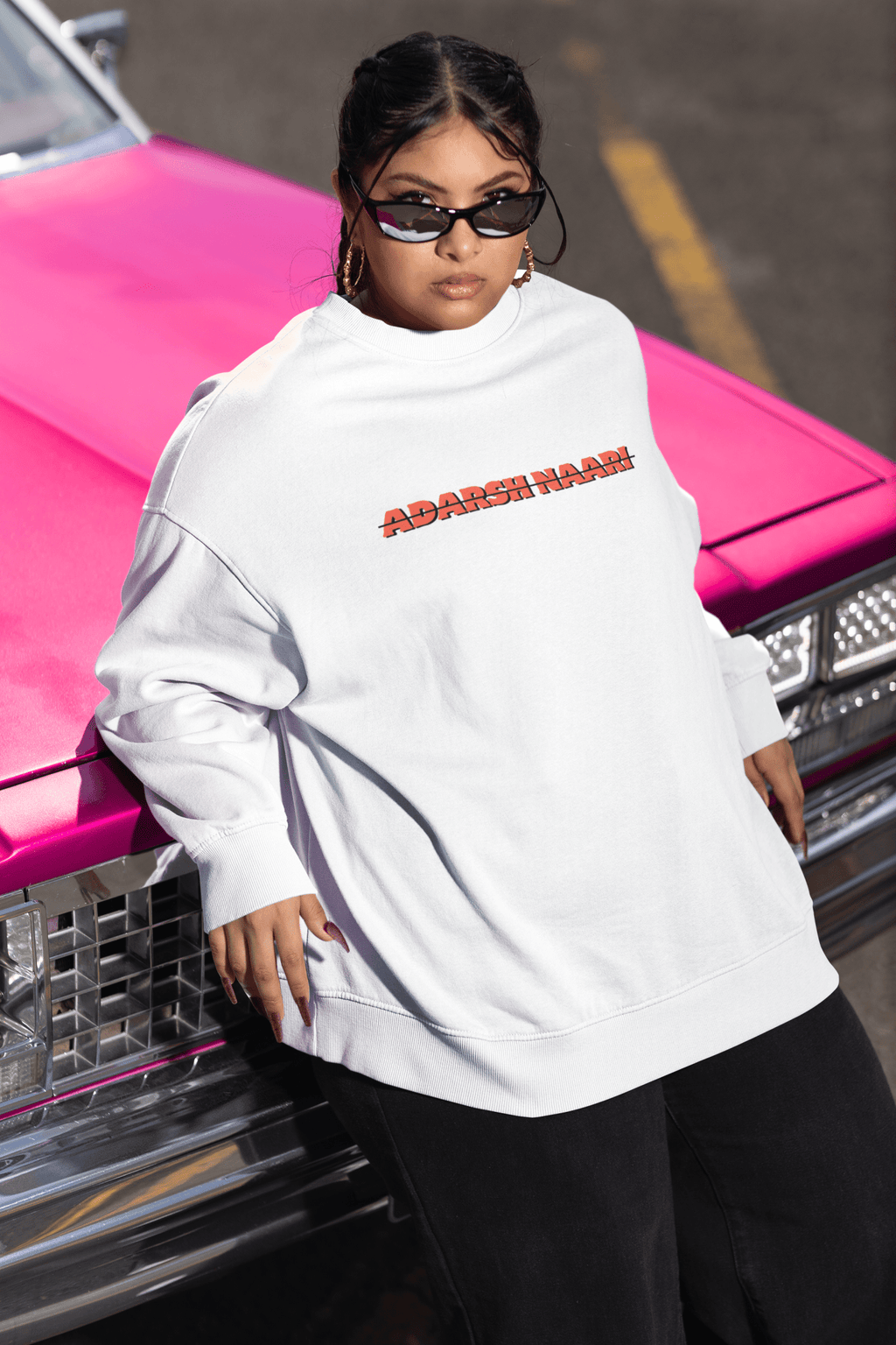 Not Adarsh Naari Sweatshirt - The Kaleshi Collective