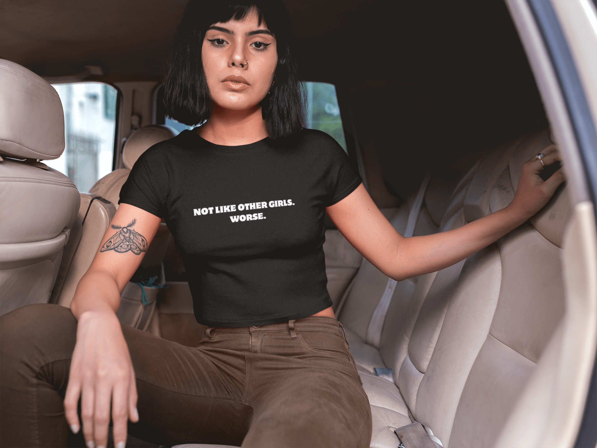 Not Like Other Girls. Worse. Crop Top - The Kaleshi Collective