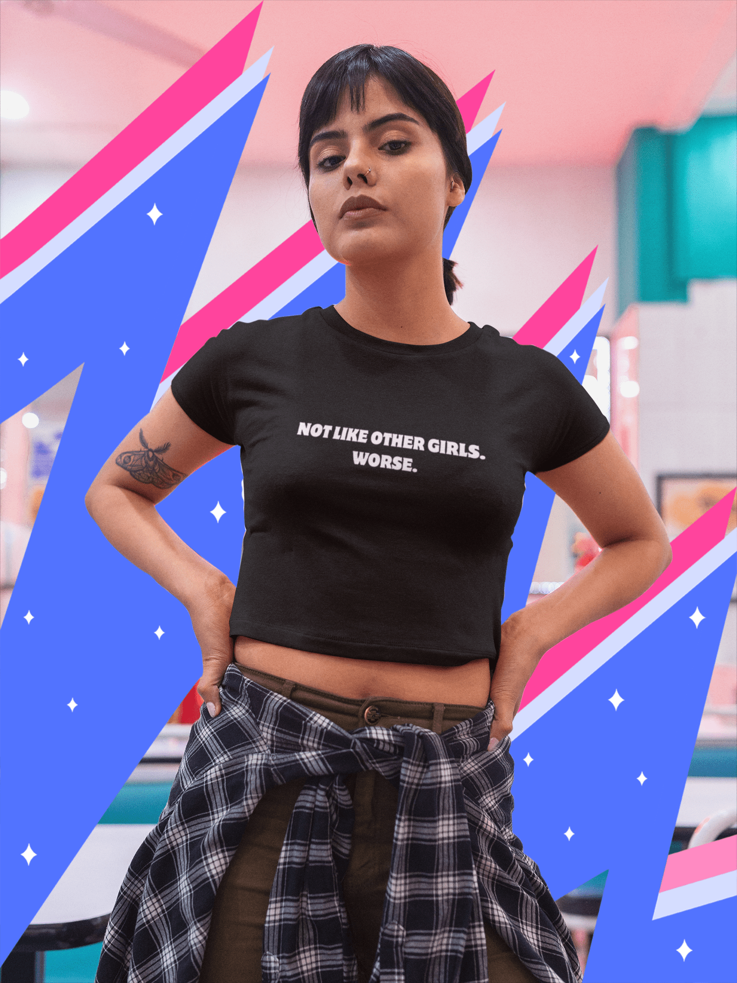 Not Like Other Girls. Worse. Crop Top - The Kaleshi Collective