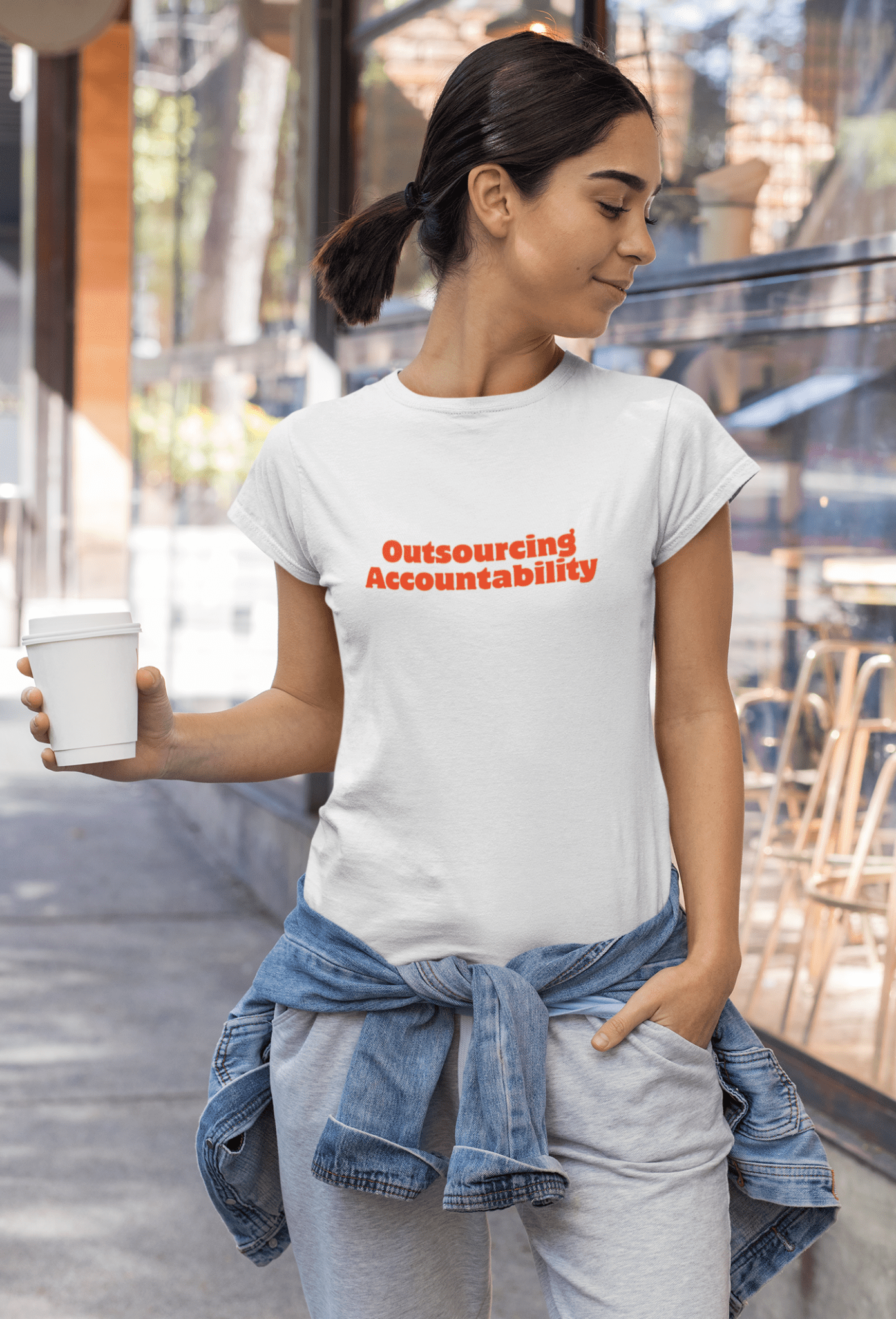 Outsourcing Accountability T-Shirt - The Kaleshi Collective