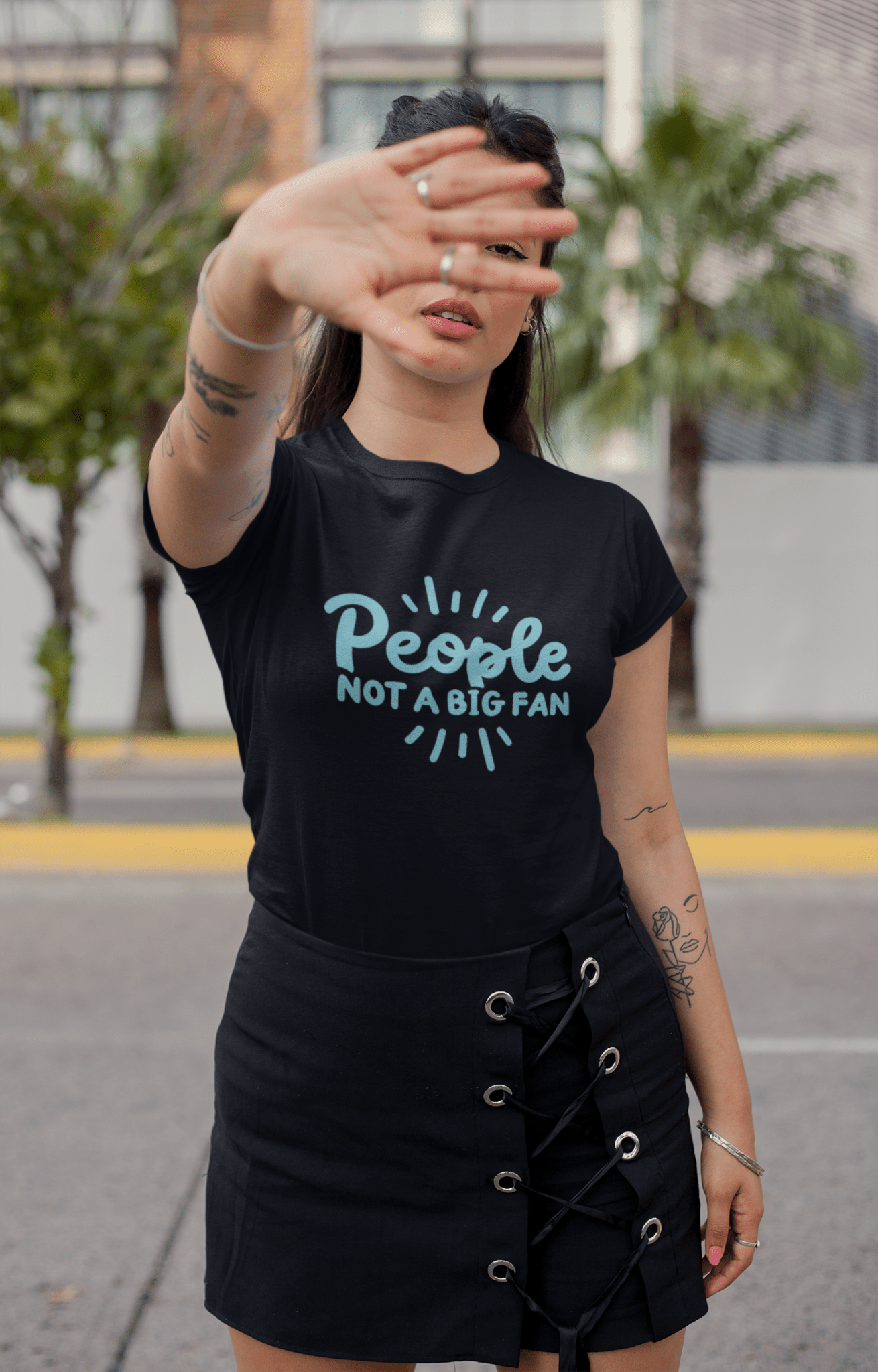 People. Not A Big Fan. T-Shirt - The Kaleshi Collective