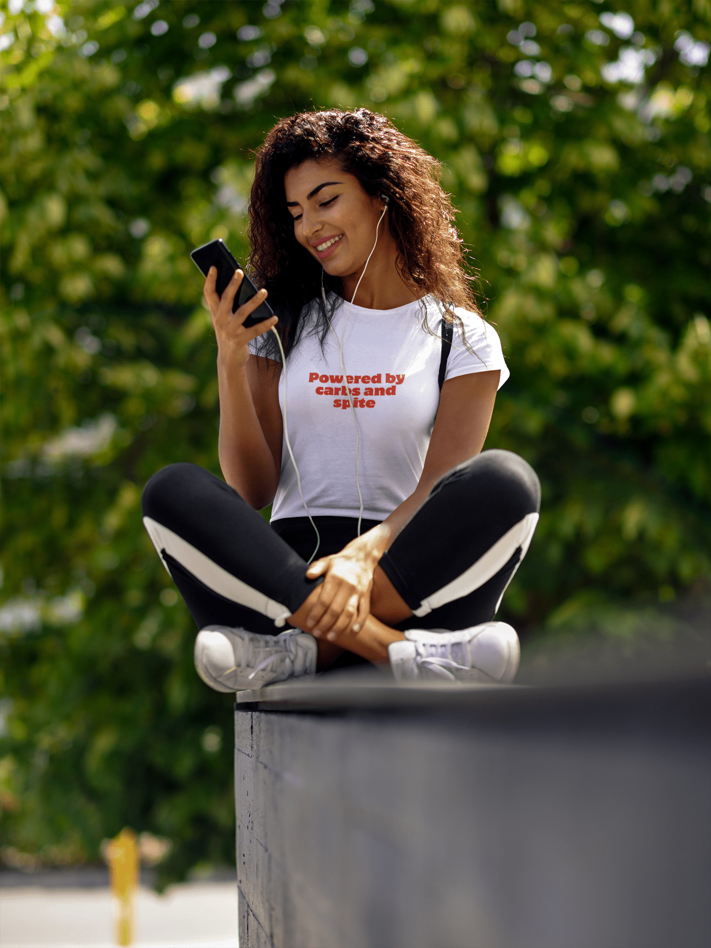 Powered by carbs and spite T-Shirt - The Kaleshi Collective