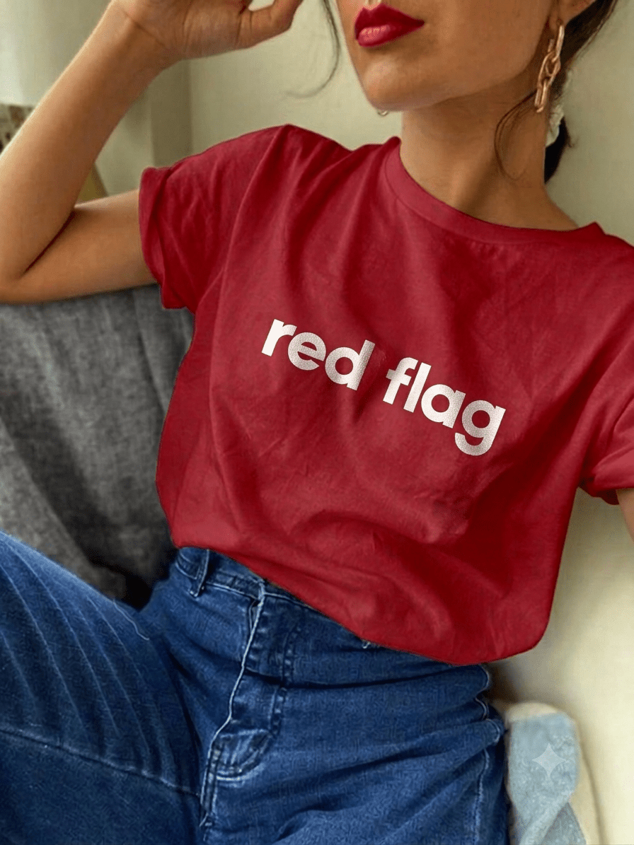 Red Flag T-Shirt - The Kaleshi Collective