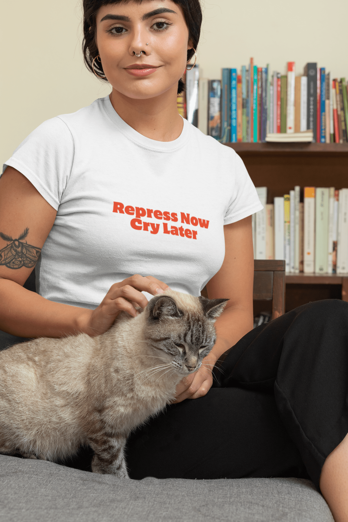 Repress Now Cry Later T-Shirt - The Kaleshi Collective