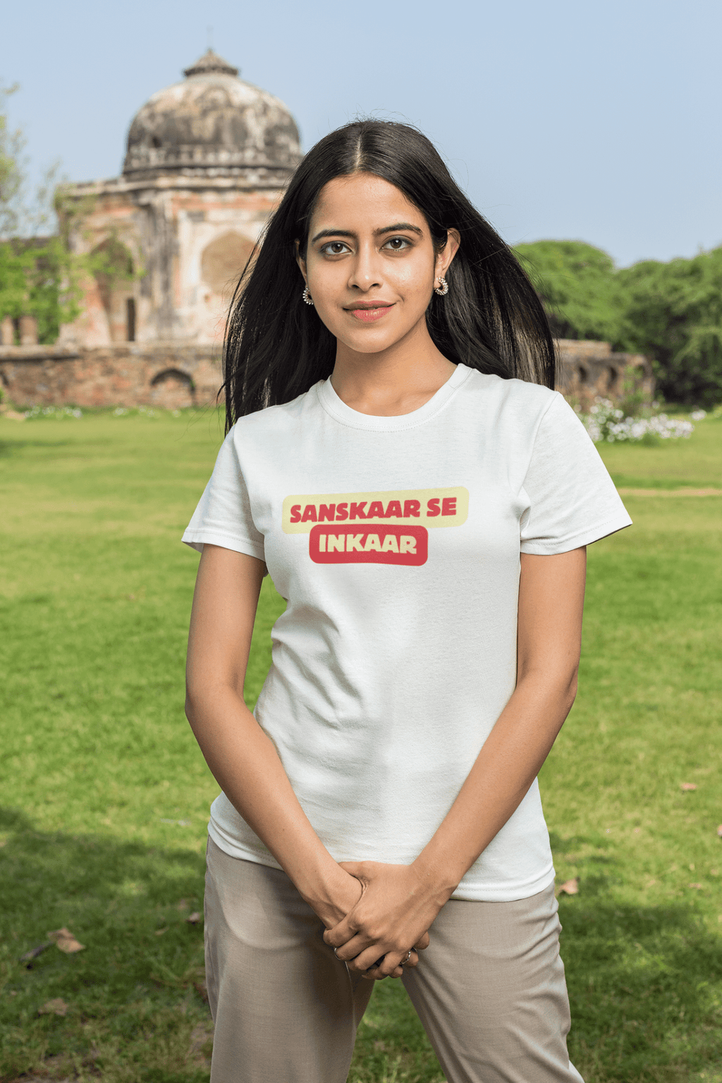 Sanskaar Se Inkaar T-Shirt - The Kaleshi Collective