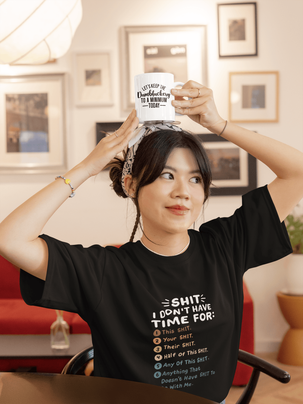 Shit I Don't Have Time For Oversized T-Shirt - The Kaleshi Collective