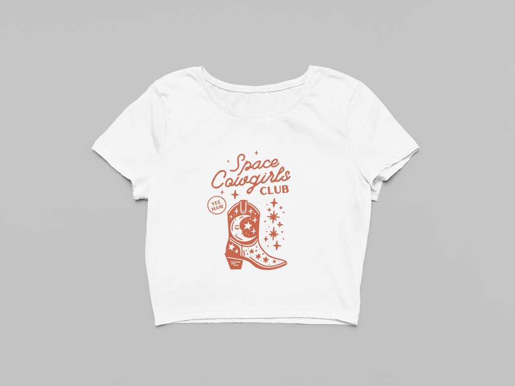Space Cowgirls Club Crop Top - The Kaleshi Collective