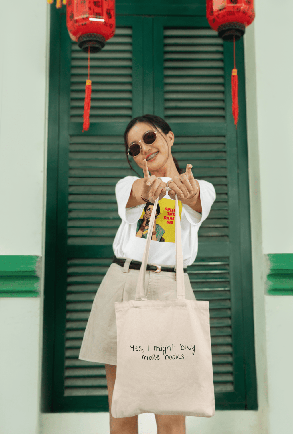 Spill The Chai Sis Oversized T-Shirt - The Kaleshi Collective