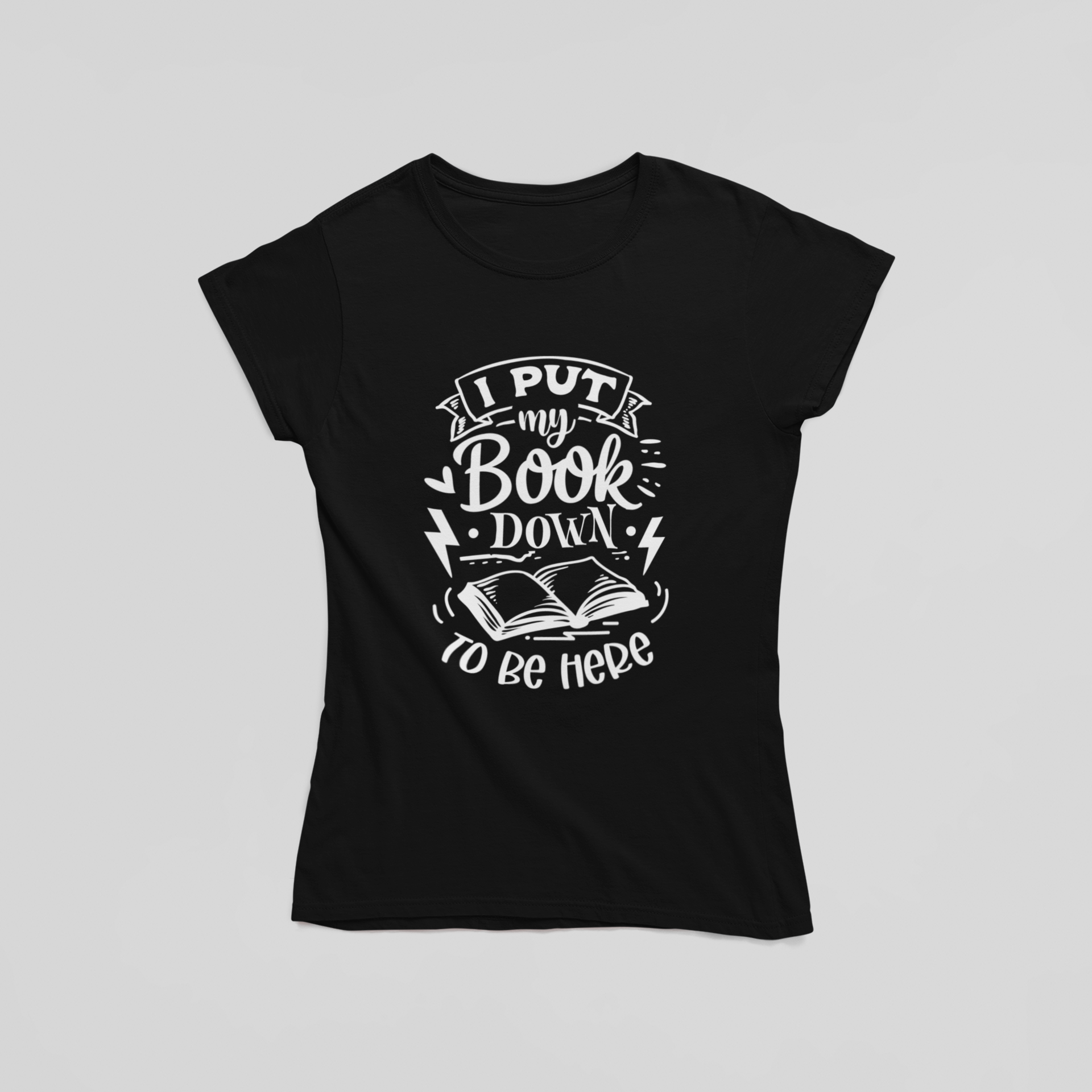 I Put My Book Down To Be Here T-Shirt