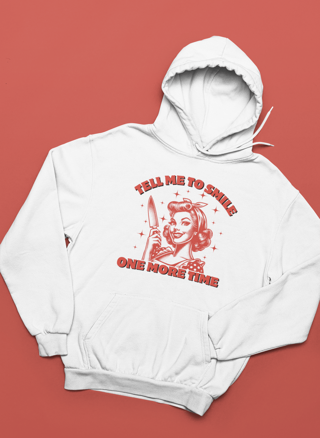 Tell Me To Smile One More Time Hoodie - The Kaleshi Collective