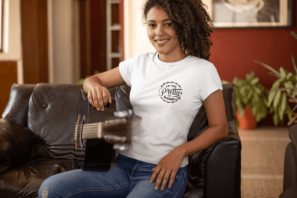 Too Pretty To Work T-Shirt - The Kaleshi Collective