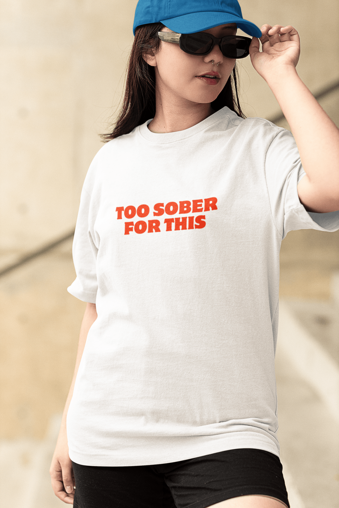 Too Sober For This Oversized T-Shirt - The Kaleshi Collective